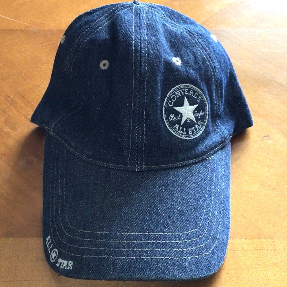 Cute Converse All Star Washed Blue Baseball Cap by Head Shots KC Caps